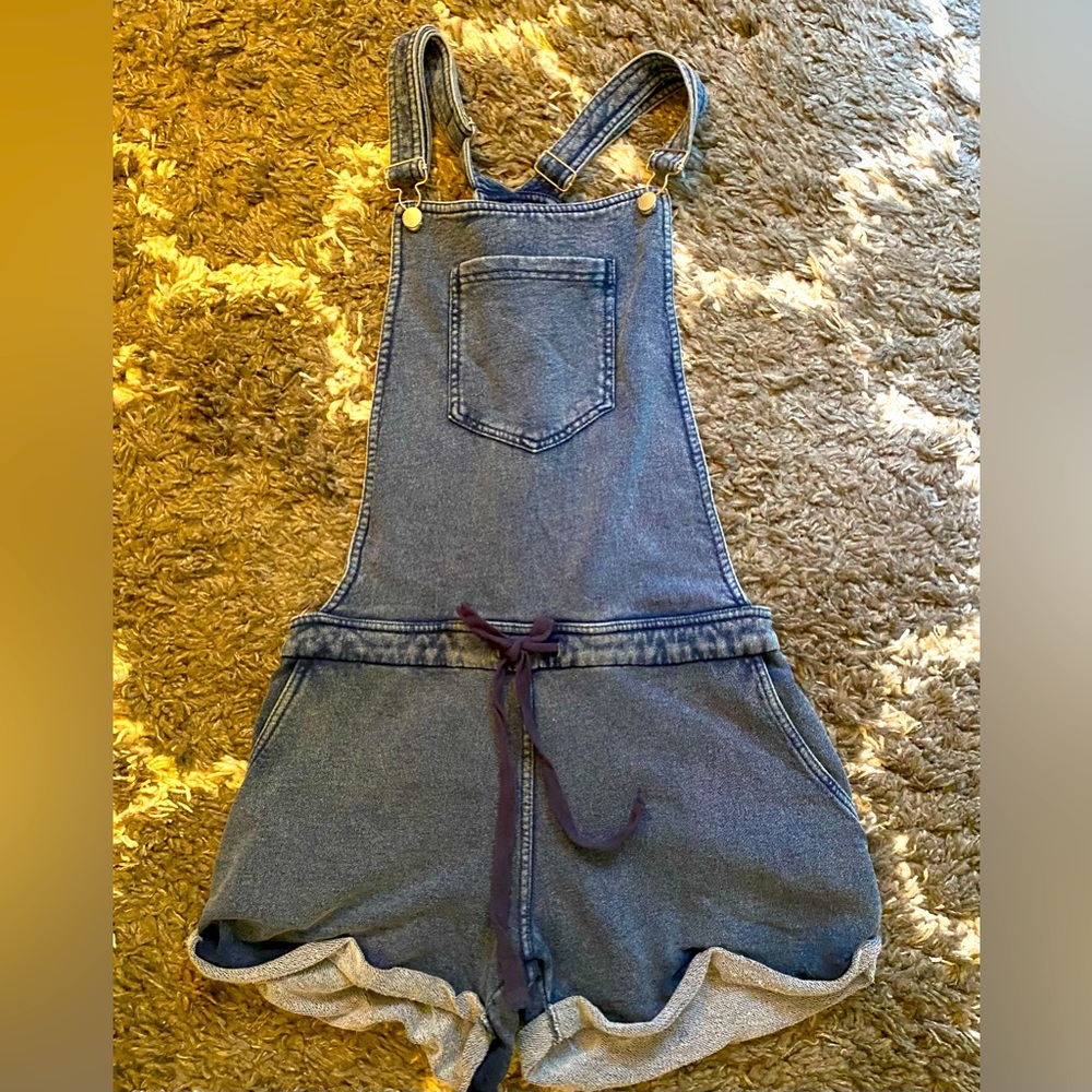 Comfy sweat overalls